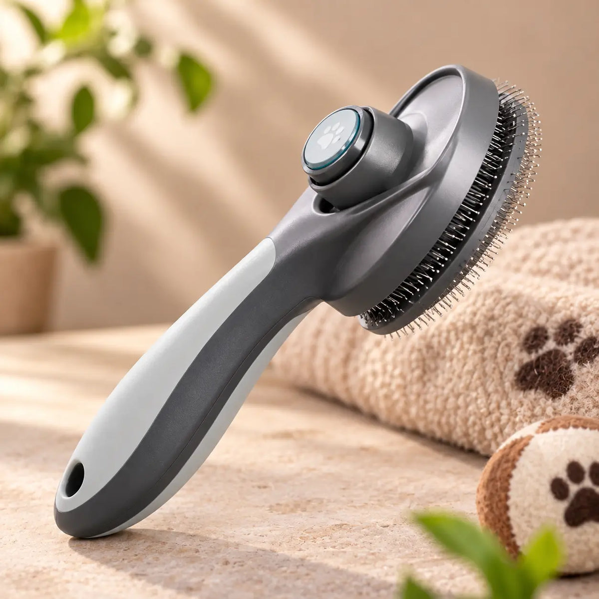 PetCare Brush  Spazzola Rimuovi Pelo e Nodi, Autopulente
