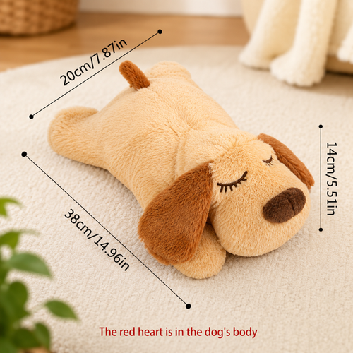 Peluche Calmante per Cani con Battito Cardiaco – Compagno Anti-Stress